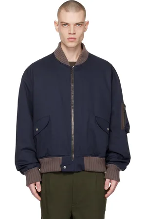Vivienne Westwood Navy Bernardo Bomber Jacket