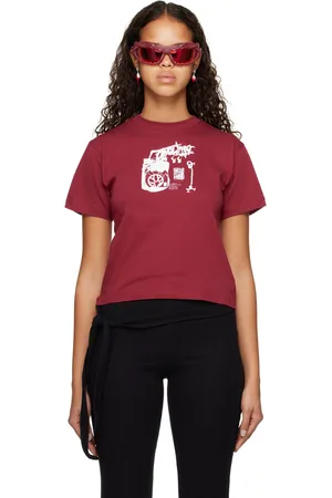 OTTOLINGER Women T-shirts - Burgundy Fitted T-Shirt