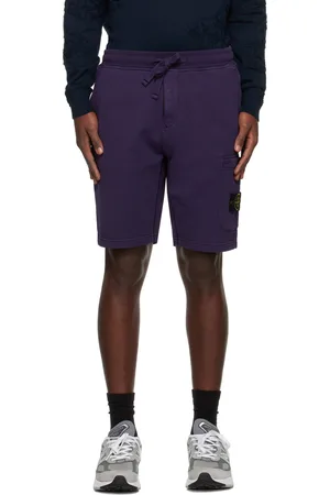 Stone Island Men Shorts - Purple Patch Shorts