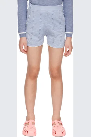 MORLEY Kids Blue Pointelle Shorts