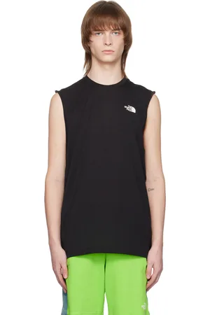The North Face Men Tank Tops - Black Wander Tank Top