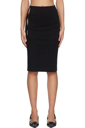 lesugiatelier Cutout Midi Skirt