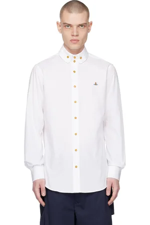 Vivienne Westwood Men Shirts - White Krall Shirt