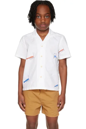 MORLEY Kids White Sault Densy Shirt