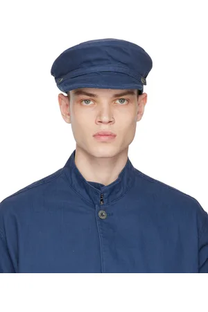 NIGEL CABOURN Men Hats - Blue Railroad Hat