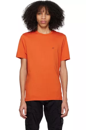C.P. Company Men T-shirts - Orange Crewneck T-Shirt