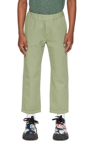 MORLEY Kids Green Signe Trousers