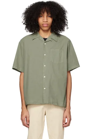 Norse projects Men Shirts - Green Carsten Shirt