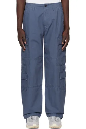 STUSSY Men Cargo Pants - Blue Surplus Cargo Pants