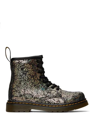 Dr. Martens Boots - Baby Black 1460 Crinkle Boots