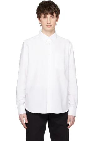Norse projects Men Shirts - White Algot Shirt