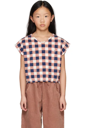 Wynken Kids Pink & Blue Snap Top