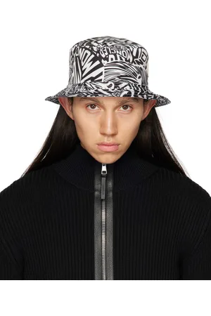 Moncler Black & White Graphic Bucket Hat