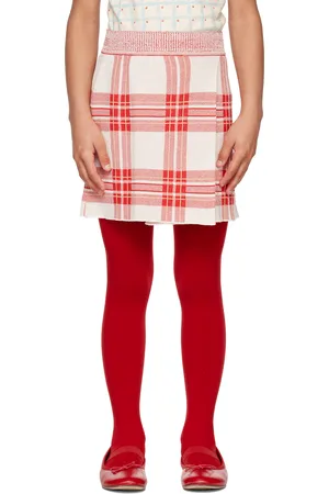 The Animals Observatory Kids Red Lynx Skirt