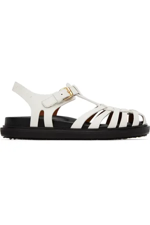 Marni White Fisherman Sandals