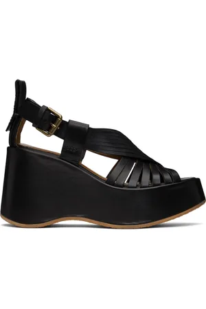 See by Chloé Black Thessa Heeled Sandals