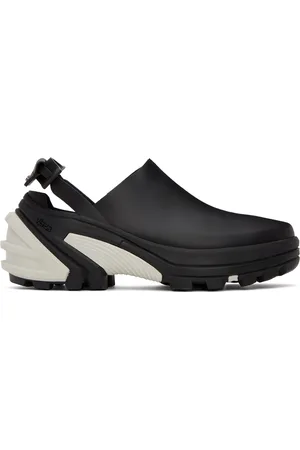 Solid Black Sculptural Loafers