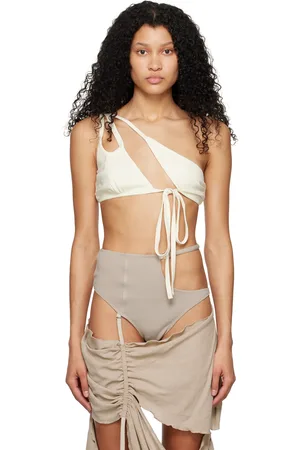 Elena Velez SSENSE Exclusive Off-White Bra