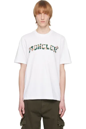 Moncler Men T-shirts - White Patch T-Shirt