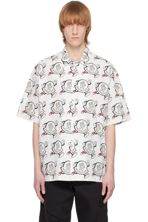Moncler White Printed Shirt