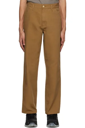 Carhartt Men Pants - Brown Single Knee Trousers