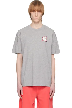 Moncler Gray Printed T-Shirt