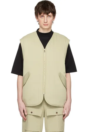 The Frankie Shop Green Lant Reversible Vest