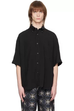 Emporio Armani Black Semi-Sheer Shirt