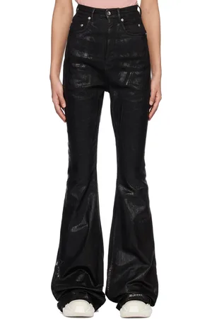 Rick Owens Women Bootcut & Flares - Black Bolan Bootcut Jeans