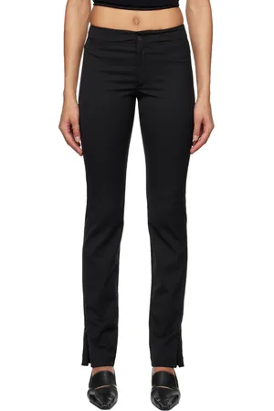 Filippa K Black Slim Zip Trousers