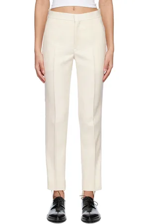 WARDROBE.NYC Off-White Tuxedo Trousers