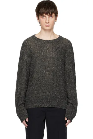 Schnaydermans Gray Cable Sweater