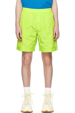 WOOYOUNGMI Green Paneled Shorts