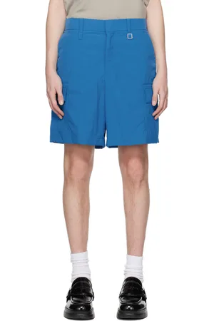 WOOYOUNGMI Blue Hardware Shorts