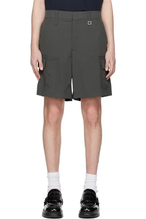 WOOYOUNGMI Gray Hardware Shorts