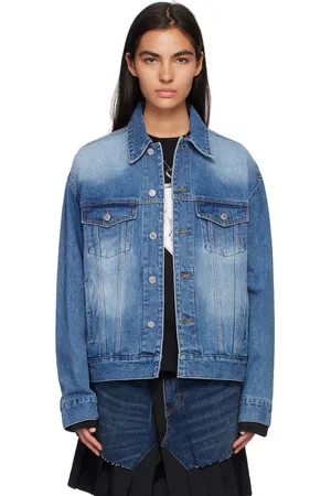 We11 Done Printed Denim Jacket