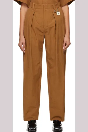 WOOYOUNGMI Tan Pleated Trousers