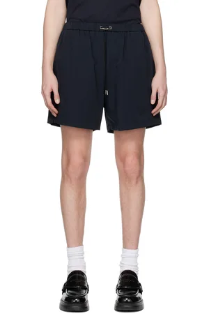 WOOYOUNGMI Navy Drawstring Shorts