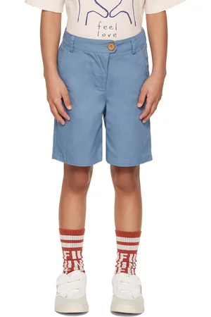 Wander & Wonder Kids Blue Four-Pocket Shorts