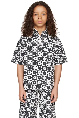 Beau Loves Kids Black & White Check Shirt