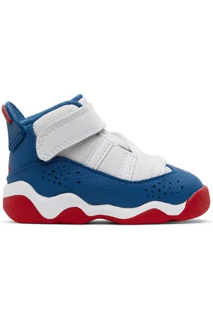 Nike Sneakers - Baby White & Blue Jordan 6 Rings Sneakers