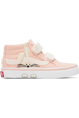 Vans Kids Pink Sk8-Mid Reissue Little Kids Sneakers
