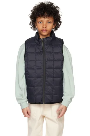 TAION Camisoles - Kids Black Quilted Reversible Vest