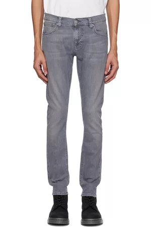 Nudie Jeans Men Jeans - Gray Tight Terry Jeans