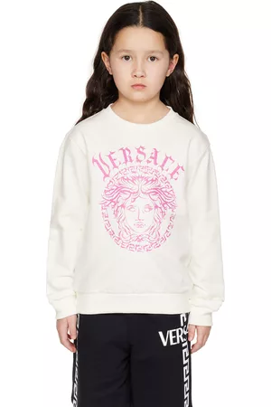 VERSACE Sweatshirts - Kids White Medusa Sweatshirt