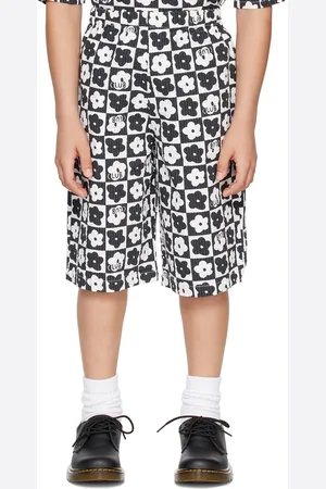 Beau Loves Kids Black & White Check Shorts