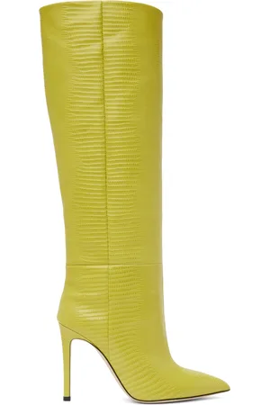 PARIS TEXAS Yellow Stiletto Boots