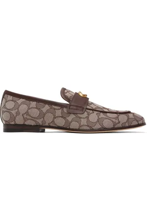 Coach Brown Sculpted Loafers