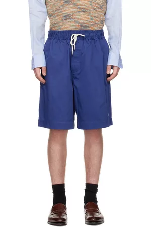Emporio Armani Blue Oversized Shorts