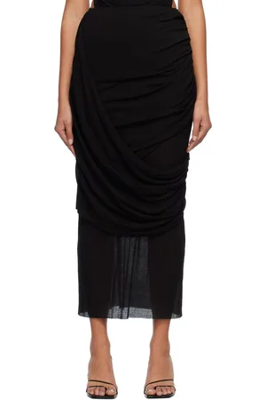 Subtle Le Nguyen Draped Dewy Maxi Skirt